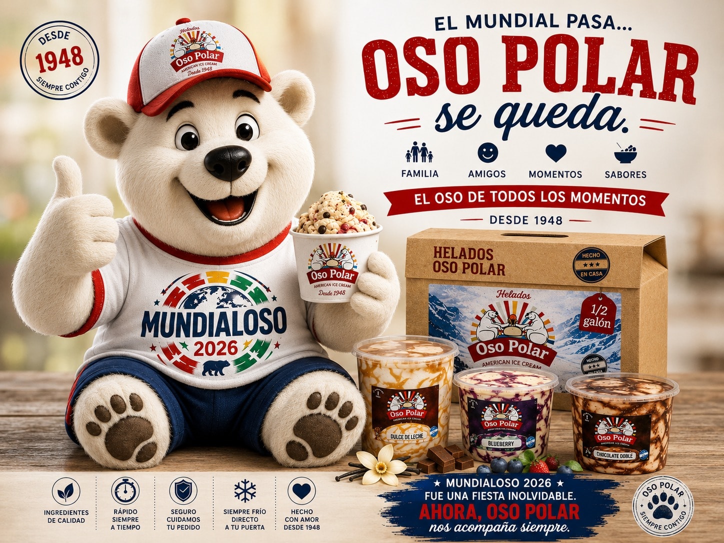 Vainilla Clásica — Oso Polar